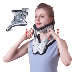 Producto más vendido equipo de fisioterapia alivio del dolor de cuello Collar cervical médico inflable tracción cuello ortopédico