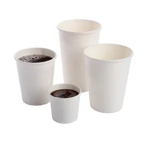 2 온스 2.5 온스 4 온스 종이 차 컵 작은 미니 크기 종이 커피 컵