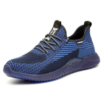 Chaussures de sécurité bon marché, légères et confortables, en maille, anti-choc et anti-coup de couteau pour hommes, industrielles et de construction