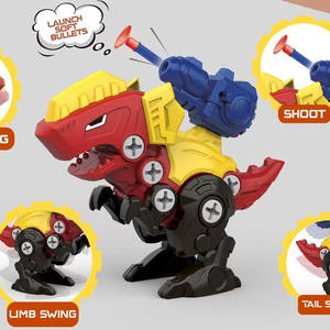 <span class=keywords><strong>Jouet</strong></span> d'assemblage de dinosaure DIY Jianlong, <span class=keywords><strong>jouet</strong></span> à visser pour enfants, démontage, dragon ailé, dragon à double couronne, cadeau - Product Image 6