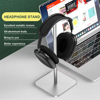 Support de casque portable universel en alliage d'aluminium pour bureau