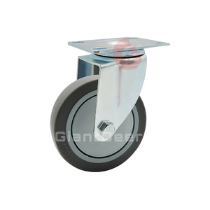 China Hersteller <span class=keywords><strong>Medium</strong></span> <span class=keywords><strong>Duty</strong></span> 3 ''4'' 5 ''Locking Silent Grey Tpr <span class=keywords><strong>Caster</strong></span> mit Bremse - Product Image 3