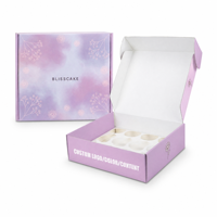 Boîte à parfum rigide en papier kraft recyclable et robuste avec finition mate, impression personnalisée de luxe pour faux cils et parfums