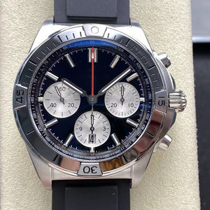 นาฬิกาข้อมือนักบินสแตนเลสสตีลอเนกประสงค์ระดับสูง ระบบอัตโนมัติเต็มรูปแบบ หน้าปัดคริสตัลแซฟไฟร์ กันน้ำ 5BAR - Product Image 2