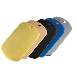 Presente do negócio Moderno Sólido Alumínio Soft Esmalte Sublimação Colar Nome Personalizado Gravado A Laser Impressão Cat Pet Id Dog Tag