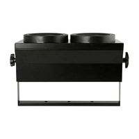 Système d'éclairage de scène DMX512 COB de haute qualité 200W, 2 yeux*100W, projecteurs LED blancs 2-en-1 pour DJ, discothèques et parcs à thème