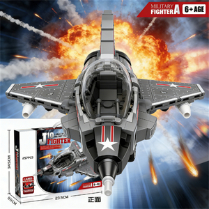 Jouet éducatif à assembler soi-même, hélicoptère, avion, jet, blocs de construction de haute qualité, ensemble de briques, jouet OEM personnalisé pour enfant - Product Image 2