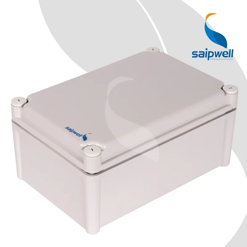 صناديق موصولات بلاستيكية SAIPWELL DS-AG-2819 IP66 صندوق موصلات بلاستيكي كهربائي مقاوم للماء للخارج 280*190*130 مم