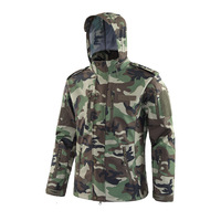 Chaqueta Softshell Formal para Hombre CP Camo, Resistente al Viento e Impermeable, Ropa de Exterior, Nuevo Diseño, Transpirable, Cómoda, con Cierre de Cremallera