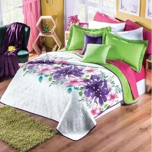 Couette légère Pinsonic Bloom Concord imprimée en polyester pour l'été, matelassée, lavable en machine - Product Image 3