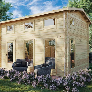 Casetta in Legno Prefabbricata Direttamente dalla Fabbrica - Ampio Studio da Giardino Resistente alle Intemperie, Facile Montaggio - Product Image 1