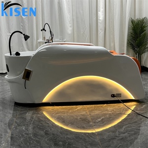 Kisen Nuevo Equipo de Peluquería Eléctrico: Sillón Lavacabezas con Masaje y Lavabo para Salón - Product Image 5