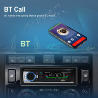 Pemutar MP3 Mobil Podofo 2 USB Autoradio 1Din Radio Mobil BT FM Aux in Receiver SD MMC WMA 2.1A Pengisian Cepat JSD-530 Stok Tersedia