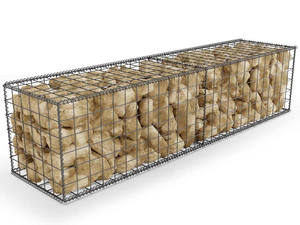 Gabbioni saldati 200x100x100cm per muri di contenimento, rete in gabbione Galfan - Product Image 4