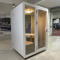 PYinC |   Nouvelles cabines insonorisées modulaires pour bureaux et salles de réunion, résistantes au feu, pour 1 à 2 personnes.