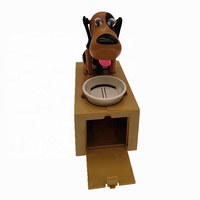 Tirelire robotique mignonne qui mange de l'argent, chien automatique qui volte des pièces, tirelire, boîte d'épargne, jouets pour enfants
