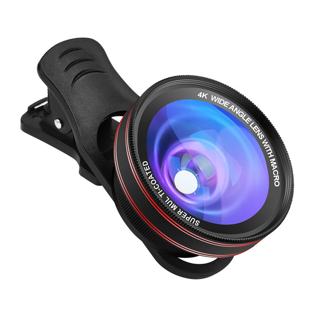 New Factory Direct Sale Wide Angle Macro Mobile Phone Lens With Fill Light Kit 3 in 1 Lens
