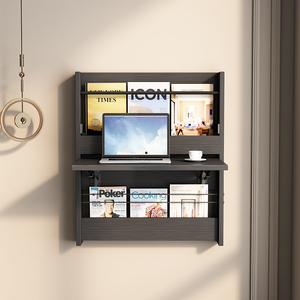 YQ JENMW una <span class=keywords><strong>scrivania</strong></span> per <span class=keywords><strong>Computer</strong></span> che può essere appesa al muro, una <span class=keywords><strong>scrivania</strong></span> studio in camera da letto e una <span class=keywords><strong>scrivania</strong></span> per <span class=keywords><strong>Computer</strong></span> salvaspazio - Product Image 6