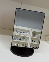Miroir de maquillage avec lumières 22 LED et 16 LED Miroir de table avec lumières