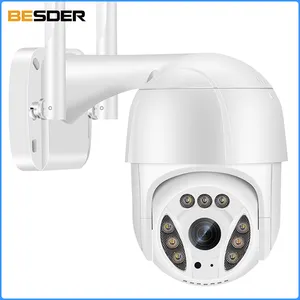 BESDER 5X Zoom digitale IP Wireless 3MP telecamera Pan Tilt Auto Human Motion Tracking Wifi telecamera di sicurezza esterna