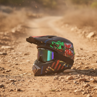Cascos Integrales de Motocicleta Iron Man de Alta Calidad, Cascos Geniales para Motocicleta, para Carreras en Carretera, Go-Kart, ATV, Deportes de Conducción