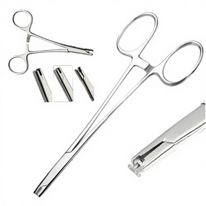 Herramientas de Perforación Corporal Manuales de Acero Inoxidable de Alta Calidad, Pinzas de Precisión para Anclajes Dérmicos con Acabado Espejo - Product Image 2