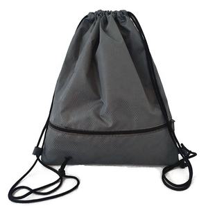 Sac à dos imperméable en nylon et soie 420D avec cordon de serrage sac à bagages de rangement de sport avec caractéristiques promotionnelles pour les filles Ecobags - Product Image 1
