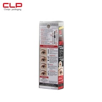 Boîte d'emballage cosmétique personnalisée en PVC recyclable avec laminage mat, impression UV/numérique, pour eye-liner, crayon à lèvres, crayon à sourcils