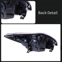 Feux avant LED pour Ford Focus 2009-2014, style automobile, avec signal dynamique, puissance 36W, DRL, HID Bi-Xénon, accessoires automobiles