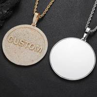 Pendentif lettre 80 mm en moissanite en argent 925, style hip-hop transfrontalier, avec chaîne torsadée, unisexe, inspiré des créateurs