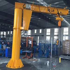 Fixed Column Jib <b>Crane</b> 1 Ton Electric 360 Degree Rotation Wireless Remote Industrial Use - Product Image 2