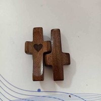 Mini décoration de table de Pâques en bois massif, portable, faite à la main, format poche, petit objet décoratif, cadeau de vacances