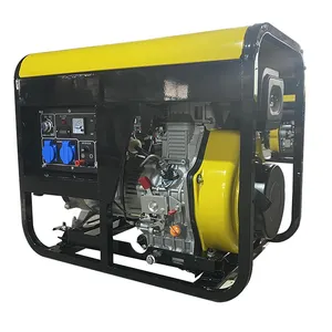 Manufacturers 5kva diesel generator super silent portable Open Type diesel electric generator