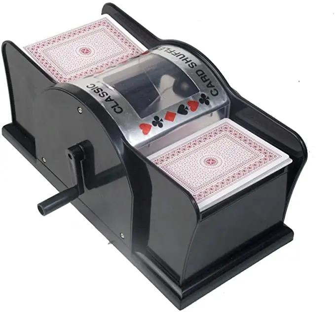 テキサスホールドエム自動シャッフル電気機械シャッフル機ブラックジャックボードゲームプラスチックシャッフルマシン