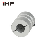 Accouplement flexible standard en acier inoxydable à double étage en alliage d'aluminium pour plaque mince, en gros et en stock