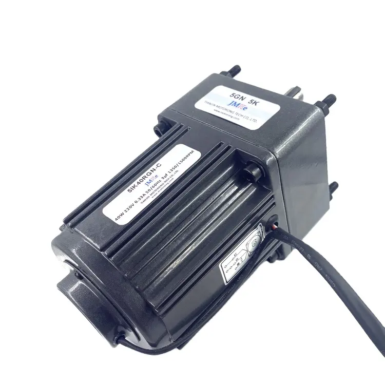 Jmke YN90-40 motor de indução, motor de engrenagem elétrico pequeno ac 220v 40w para correia transportadora