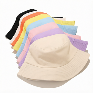 Chapeau Bob Unisexe en Coton Anti-UV Protection Solaire Visière Plage Pêche Personnalisable Logo Commande Petite Quantité - Product Image 1