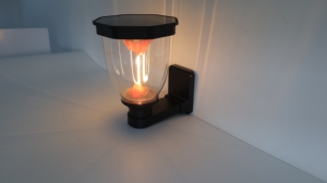 Everstar fiamma montagna IP65 resistente alle intemperie lampada <span class=keywords><strong>solare</strong></span> da giardino recinzione lampada da parete per esterno cortile illuminazione romantica - Product Image 6