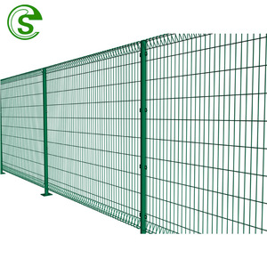 Clôture en treillis soudé galvanisé BRC anti-escalade avec dessus enroulé, clôture de sous-station BRC - Product Image 4