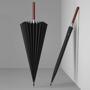 Custom Logo Business High Quality <b>Large</b> Size Men's Business Retro Thickened Solid Wind and Rain Double Person <b>Umbrella</b> - Product Image 1