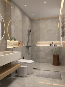 Мраморная плита SH <span class=keywords><strong>STONE</strong></span> Grey Emperador, полированная, глянцевая, большая, водонепроницаемая, для стен, современных вилл, кухонь, натуральных полов, столешниц для ванных комнат - Product Image 6