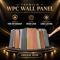 Panneau de plafond WPC 3D cannelé pour vente directe usine, grille décorative moderne pour villa, mur d'habillage artistique