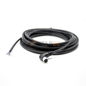 Connecteur circulaire droit M8 M8-6 moulé pour câble de capteur, mâle-femelle, avec code A, 2, 3, 4 broches, 1m, 2m - Product Image 6