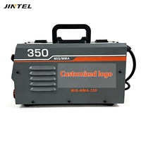 Soudeuse 3-en-1 MIG-350 220V sans gaz, fil fourré, MIG, MMA, Lift TIG, onduleur IGBT, équipement de soudage numérique, OEM disponible