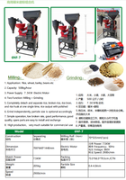 Machines à décortiquer le riz et à moudre le blé automatiques fortement recommandées – Prix compétitifs pour décortiqueuses de riz et machines combinées de décorticage et de mouture du riz