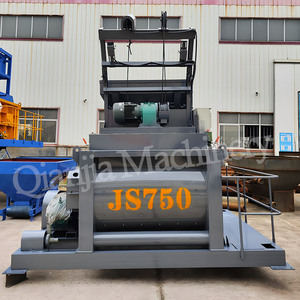 Nhà máy trực tiếp di động trạm trộn bê tông nhà máy 750 Mixer Hai khoang 45m3/h thành phần cốt lõi bao gồm động cơ động cơ mang - Product Image 5