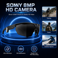Lunettes Intelligentes Améliorées 2026 Sans Fil Audio 5.3 Lunettes de Soleil Polarisées Sportives avec Caméra 1080P Appel Mains Libres