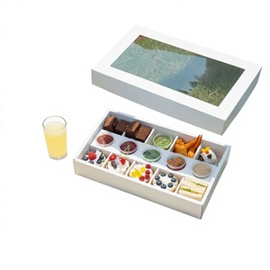 Scatola per Alimenti Usa e Getta a Forma di Cane con Finestra Trasparente in Carta Kraft per Torte, Dessert, Campeggio e Gite Primaverili - Product Image 1