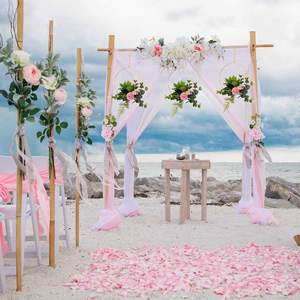 Metallo Cerchio Floreale Corona Macrame Oro Anello di Metallo FAI DA TE Decorazione di Cerimonia Nuziale e Macrame Della Parete Appeso Artigianato Per Dream Catcher fatti a mano - Product Image 6