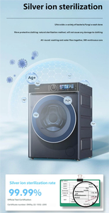 Machine à laver ODM de haute qualité 12 kg avec sécheuse intégrée, entièrement automatique, à drainage par pompe, pour usage domestique, haute efficacité - Product Image 6